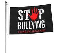 Drapeau Halte Au Harcèlement Drapeau Paysage Lavable Traditionnel Bannière À Œillets, Pour Jardin, Les Bureaux, Les Défilés, 90x150cm