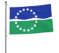 Drapeau Hampton Roads Virginie Bannière décorative Bureaux 3x5 FT | Suspendre Drapeau De La Fierté UV Fade RéSistant Bannière pour Extérieure Vacances