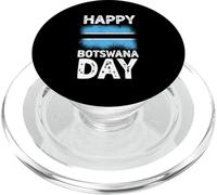 Drapeau « Happy Botswana Day » PopSockets PopGrip pour MagSafe