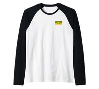Drapeau Hawaï Kanaka Maoli Manche Raglan