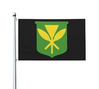 Drapeau hawaïen indigène Kanaka Maoli, 91 x 152 cm, décoration extérieure, bannière, drapeau de jardin pour la maison et le jardin
