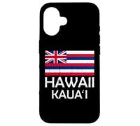 Drapeau hawaïen Kauai Hawaï Coque pour iPhone 16