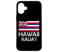 Drapeau hawaïen Kauai Hawaï Coque pour iPhone 16 Plus