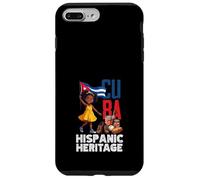 Drapeau hispanique de la fierté cubaine Cuba Roots Heritage Coque pour iPhone 7 Plus/8 Plus