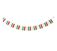 Drapeau Hongrie 40 pièces Drapeau Hongrie Guirlande Hongrie 11.4M Fanions Hongrie drapeau national Hongrie 14x21cm pour décorations de bar de jardin (Hongrie)