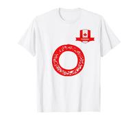 Drapeau Humain Canada O Blanc Canadien T-Shirt