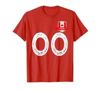 Drapeau Humain du Canada O et Lettre O Canadien T-Shirt