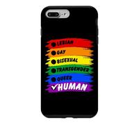 Drapeau Humain LGBT Mois Gay Pride Coque pour iPhone 7 Plus/8 Plus