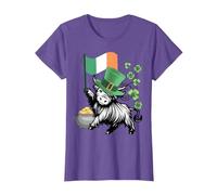 Drapeau Humoristique de la St. Patricks Highland Cow Irlande Drapeau génisse T-Shirt