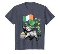 Drapeau Humoristique de la St. Patricks Highland Cow Irlande Drapeau génisse T-Shirt