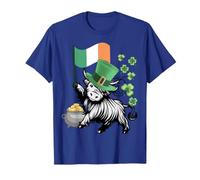Drapeau Humoristique de la St. Patricks Highland Cow Irlande Drapeau génisse T-Shirt