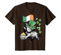 Drapeau Humoristique de la St. Patricks Highland Cow Irlande Drapeau génisse T-Shirt