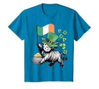 Drapeau Humoristique de la St. Patricks Highland Cow Irlande Drapeau génisse T-Shirt