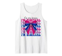 Drapeau humoristique « No One Knows I'm Bisexual Bi Pride » pour fille LGBTQ Débardeur