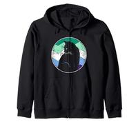 Drapeau Humoristique Subtle MLM Love Cat Gay Pride pour Chaton Sweat à Capuche