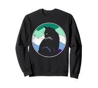 Drapeau Humoristique Subtle MLM Love Cat Gay Pride pour Chaton Sweatshirt