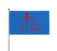 Drapeau I Can'T But I Know An Guy 3 x 5, drapeau chrétien pour amoureux de la foi, 3 x 5, croix du Christ, Jésus 2024 uniquement, 0,9 x 1,5 m avec 2 œillets en laiton, couleurs vives pour intérieur e