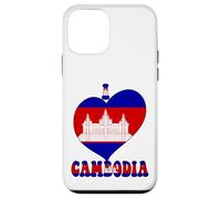 Drapeau « I Love Cambodia Proud Cambodian Pride » en Forme de cœur Coque pour iPhone 12 Mini