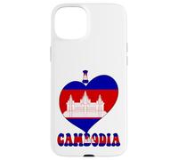Drapeau « I Love Cambodia Proud Cambodian Pride » en Forme de cœur Coque pour iPhone 15 Plus
