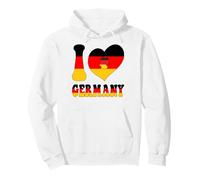 Drapeau « I Love Germany Berlin Proud to Be German Dad Mom » Sweat à Capuche