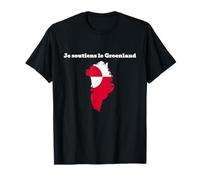 Drapeau « I Stand for Greenland » de Defend Greenland Not for Sale T-Shirt