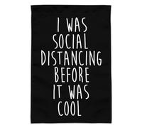 Drapeau « I was Social Distancing Before it was Cool Garden Yard »