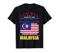 Drapeau « Ich Bin Dann Mal Weg nach Malaisie » T-Shirt