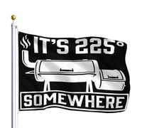 Drapeau Il fait 225°C quelque part. Citation extérieur drapeaux