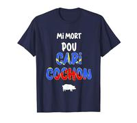 Drapeau Ile La Reunion Cuisine Tradition Creole Cari Cochon T-Shirt