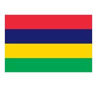 Drapeau îles Maurice (15x10cm) - Sticker/autocollant G