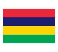 Drapeau Îles Maurice (5x3.3cm) - Sticker/Autocollant