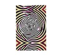 Drapeau illusion d'optique en spirale Gif aux couleurs vives 61 x 91 cm pour l'extérieur Drapeaux Bannières avec œillets Polyester de qualité supérieure