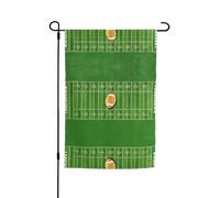 Drapeau imprimé ballon de football américain pour jardin, 30,5 x 45,7 cm, double face, décoration saisonnière pour la maison, l'extérieur, les vacances, toutes les saisons