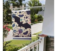 Drapeau imprimé chauve-souris 61 x 91 cm pour extérieur et intérieur - Pour le printemps, l'été, l'automne, l'hiver - Drapeaux de jardin avec œillets verticaux double face pour décorations de cour