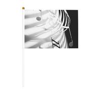 Drapeau imprimé des symboles de musique recto-verso - Pour intérieur et extérieur - Pour sports et festivals