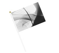 Drapeau imprimé des symboles de musique recto-verso - Pour intérieur et extérieur - Pour sports et festivals
