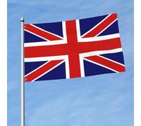 Drapeau imprimé drapeau anglais 1,5 x 0,9 m, drapeau décoratif sur un seul côté, accroché dans la pelouse intérieure et extérieure balcons