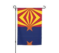 Drapeau imprimé drapeau de l'Arizona - 30,5 x 45,7 cm - Double face - Décoration saisonnière pour la maison et l'extérieur - Décoration de vacances pour toutes les saisons