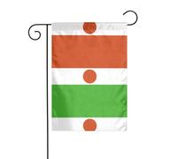 Drapeau imprimé drapeau du Niger pour extérieur 30 x 45 cm Drapeau de | Drapeau de jardin double face pour Thanksgiving, Halloween, Noël