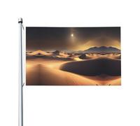 Drapeau imprimé du désert du Sahara (91,4 x 152,4 cm) - Idéal pour le jardin, la cour et les décorations de vacances