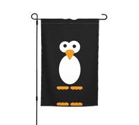 Drapeau imprimé pingouin mignon pour jardin, 30,5 x 45,7 cm, double face, décoration saisonnière pour la maison, l'extérieur, les vacances, toutes les saisons