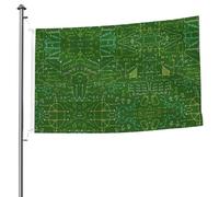 Drapeau imprimé questions mathématiques 15,7 x 2,4 m, léger et durable, parfait pour la décoration extérieure et les événements