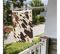 Drapeau imprimé vache 61 x 91 cm pour extérieur et intérieur - Pour le printemps, l'été, l'automne, l'hiver - Drapeaux de jardin avec œillets verticaux double face pour décorations de cour