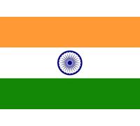 Drapeau Inde (15x10cm) - Sticker