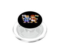 Drapeau Inde Corée du Sud Racines Indo-coréennes Héritage PopSockets PopGrip pour MagSafe