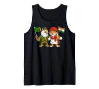 Drapeau Inde Zambie Racines Indo-zambiennes Héritage Débardeur