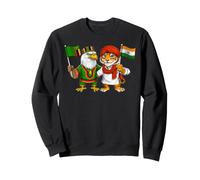 Drapeau Inde Zambie Racines Indo-zambiennes Héritage Sweatshirt