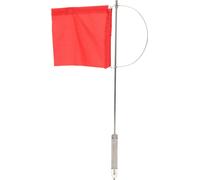 Drapeau indicateur de vent Monotypes Marine Drapeau de mât indicateur de vent en acier inoxydable Drapeau de bateau rouge pour voilier Yacht