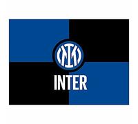 Drapeau Inter FC nouveau logo 2021 officiel football noir (100 x 140 cm)