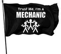 Drapeau intérieur/extérieur Trust Me I'm A Mechanic 0,9 x 1,5 m, drapeau de jardin décoratif aux couleurs vives